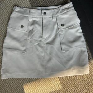 Tan Cargo Mini Skirt from Greylin